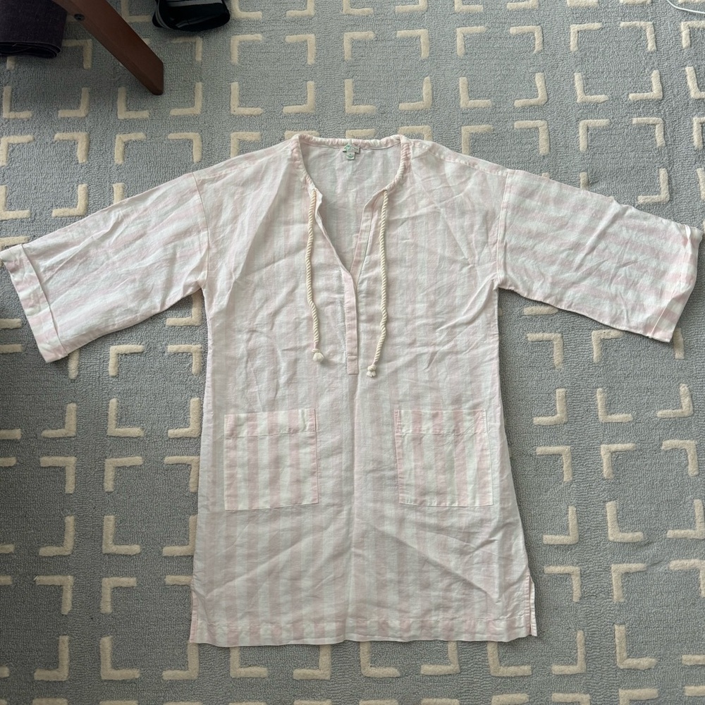 Comfortable beach cover with linen & cotton